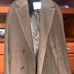 Aritzia Babaton Slouch Coat (Mid) Burnt Cedar - SMALL